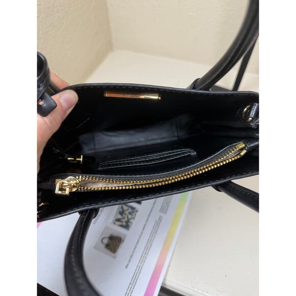 NWOT Michael Kors Mercer Medium Logo and Leather Accordion Crossbody Bag w/COA - Picture 4 of 10